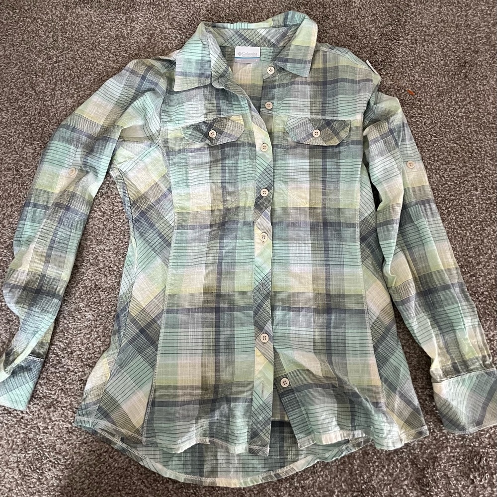 Columbia Small Plaid Shirt
